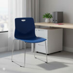 Break room chairs, goSIT Peak Stack chair