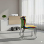 Stack chairs, used Rowdy chairs